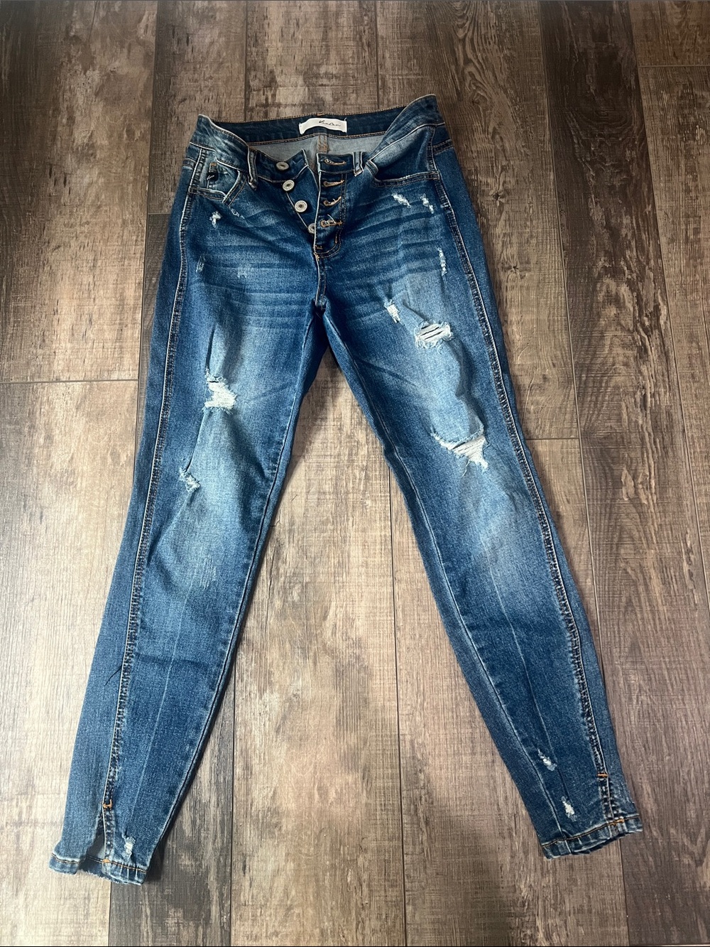 Kancan distressed jeans